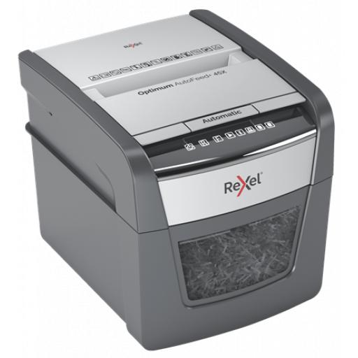 Rexel Optimum AutoFeed+ 45X Automatic Cross Cut Paper Shredder