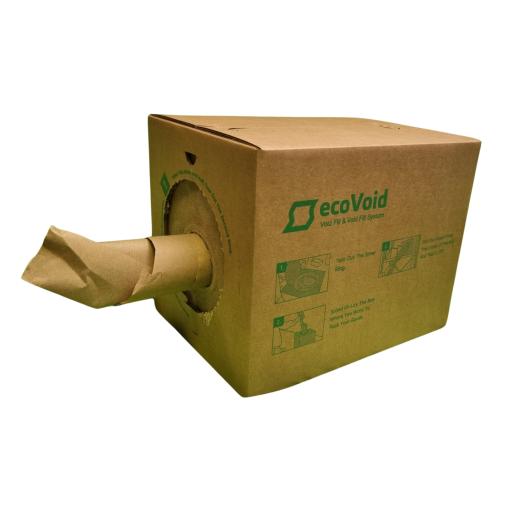 ecoVoid Void Fill Paper in Dispenser Box - 350mm x 350m x 70gsm Recycled