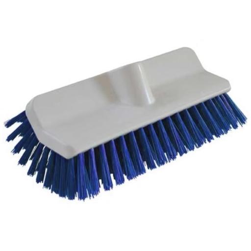 Deck Scrubbing Brush Food Safe 24cm Blue